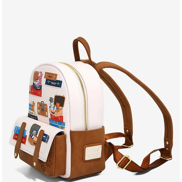 NWT Loungefly Traveling Cats mini backpack - Picture 3 of 16